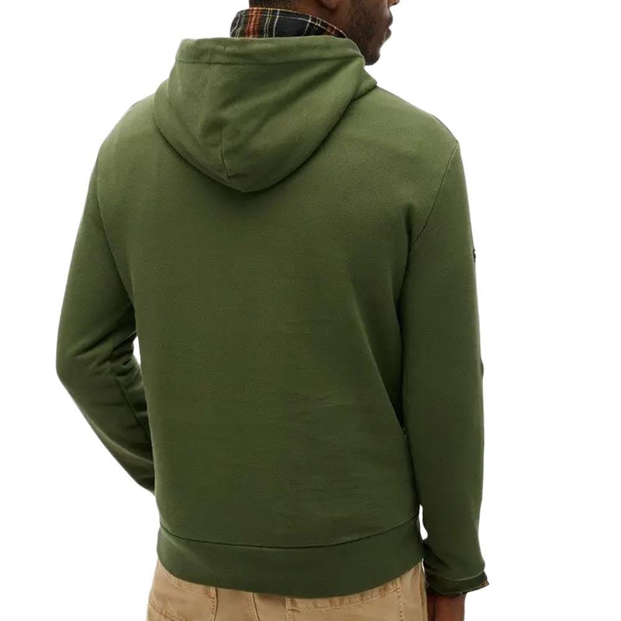 Voir la diapositive 2 : SUPERDRY Sweat à Capuche Kaki Homme Superdry Plain Hood