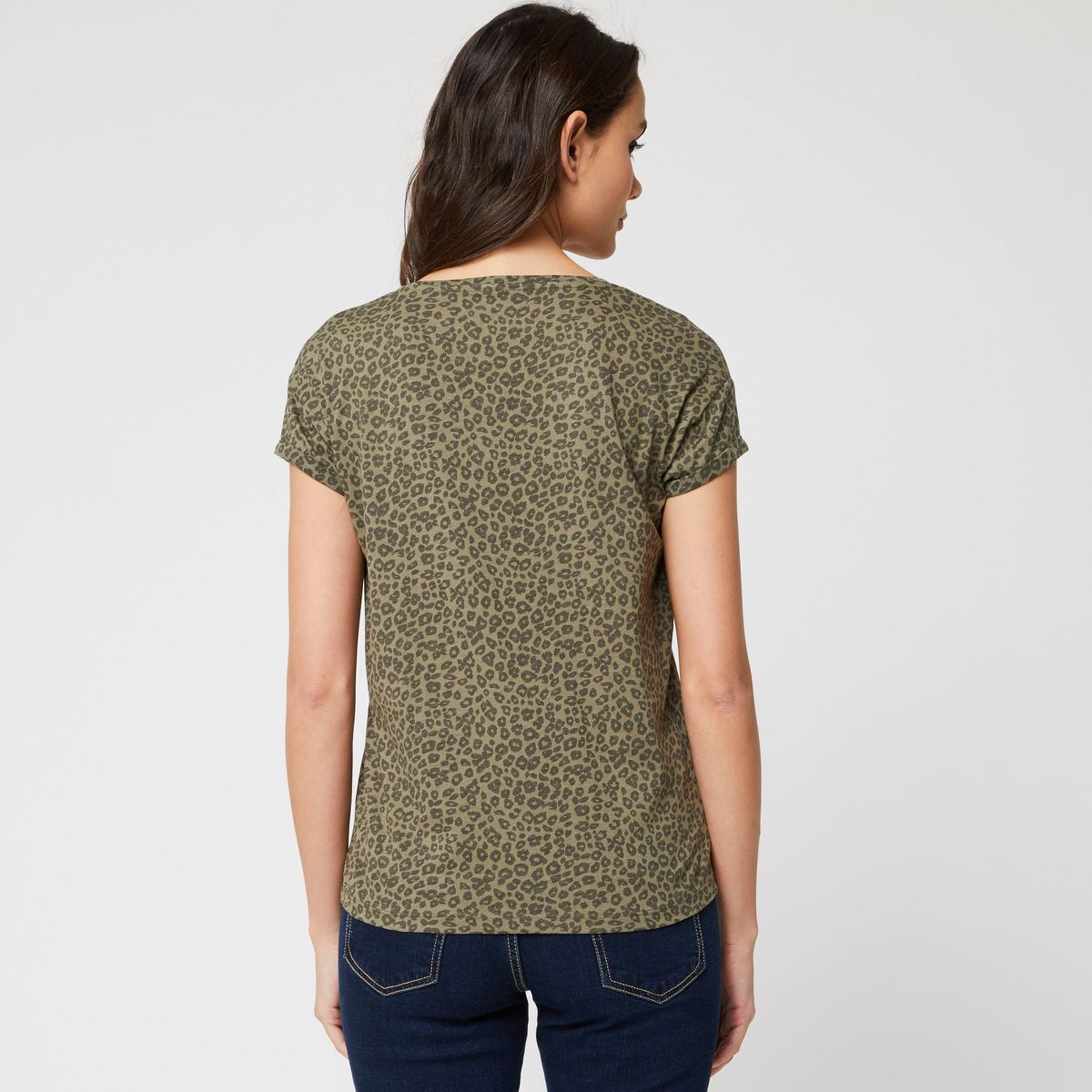 INEXTENSO T-shirt vert femme