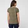 Voir la diapositive 3 : INEXTENSO T-shirt vert femme