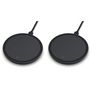 Voir la diapositive 1 : ESSENTIEL B Chargeur induction sans fil noir x2