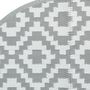 Voir la diapositive 5 : VIDAXL Tapis d'exterieur ARAKIL gris Ø200 cm PP