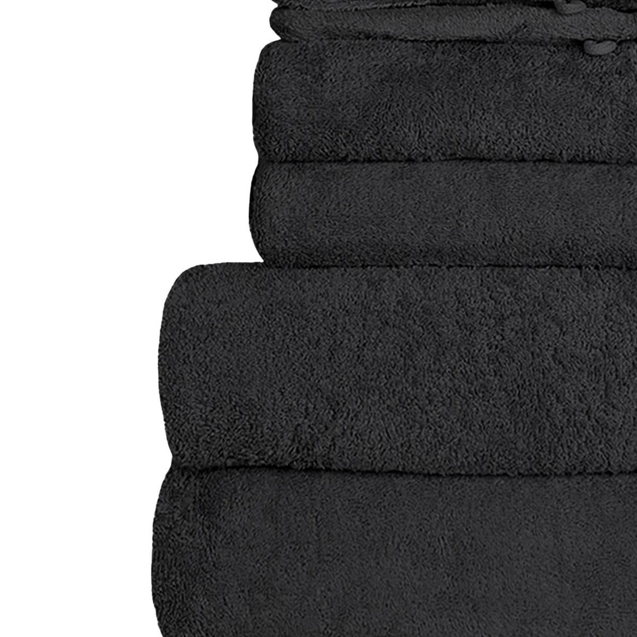 Voir la diapositive 2 : Sensei Maison Ensemble de bain 6 pièces 500 g/m² STUDIO (2 draps de douche +2 serviettes de toilette + 2 gants)