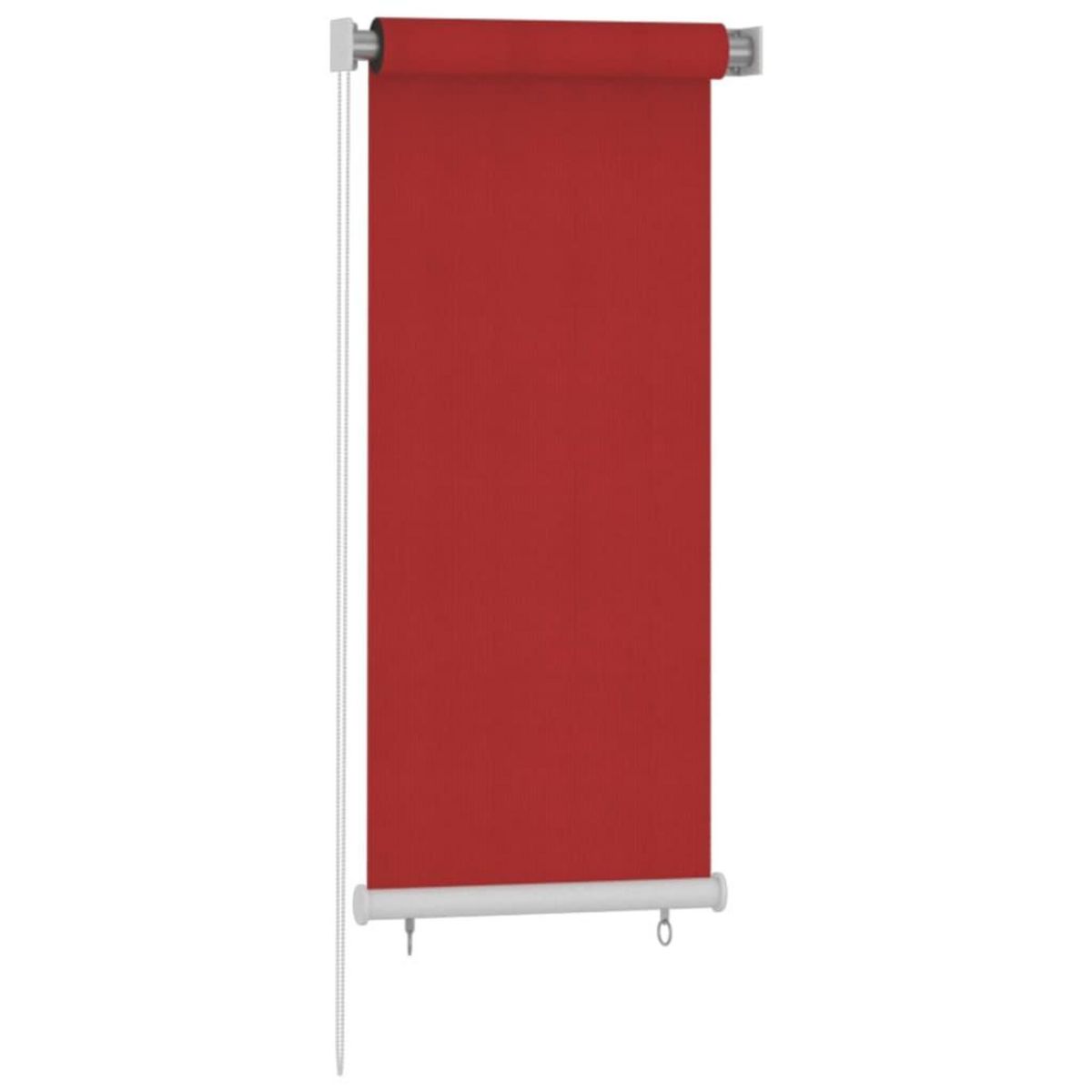 VIDAXL Store roulant d'exterieur 60x140 cm Rouge PEHD
