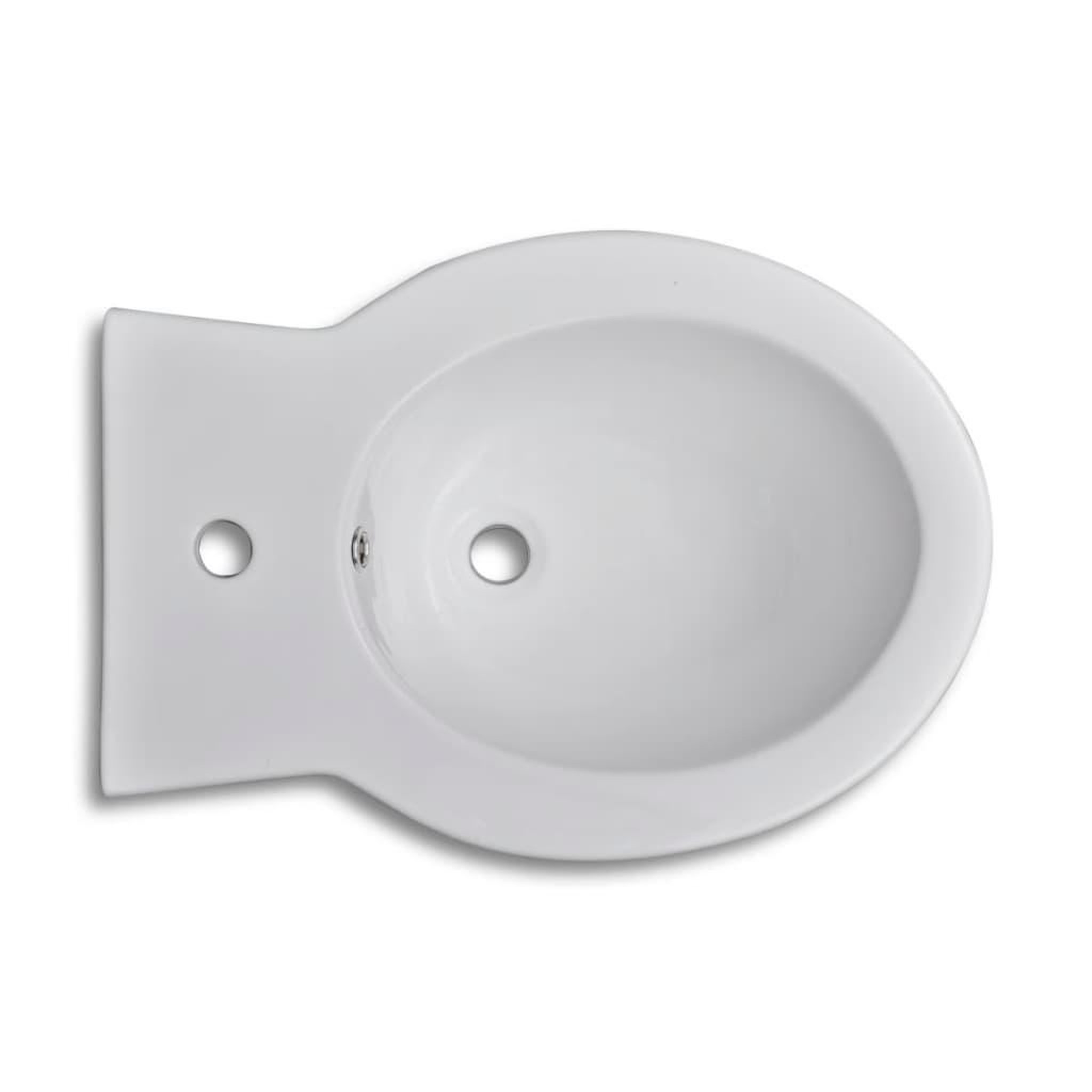 Voir la diapositive 4 : VIDAXL Bidet rond ceramique haute qualite blanc