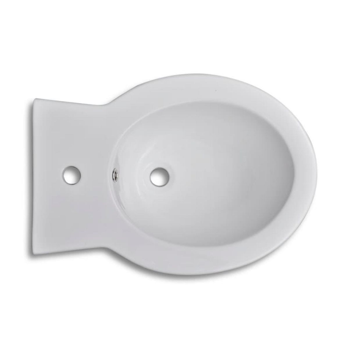 VIDAXL Bidet rond Ceramique haute qualite Blanc