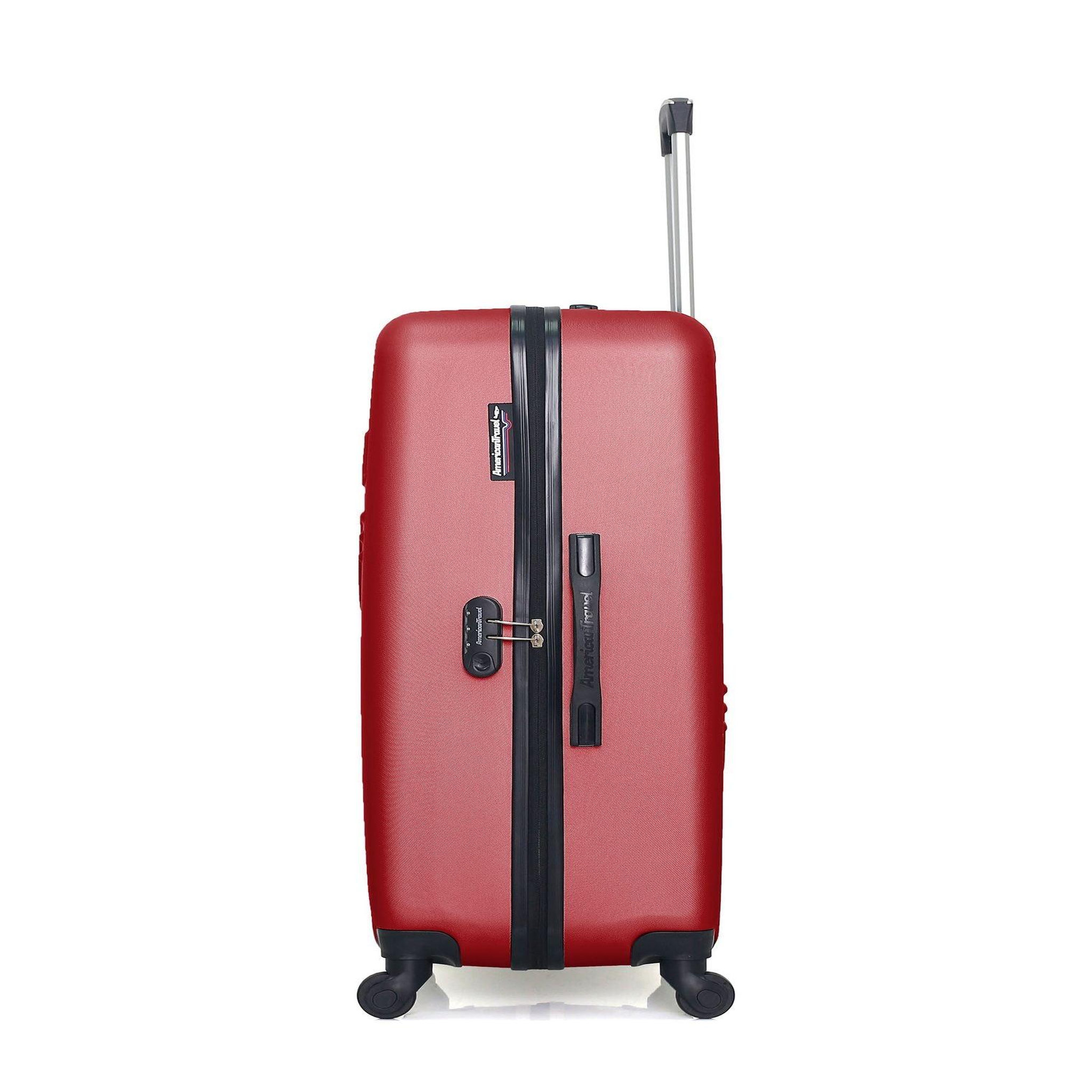 Voir la diapositive 4 : AMERICAN TRAVEL AMERICAN TRAVEL - Lot de 3 - Valises grand format, weekend et vanity CHELSEA