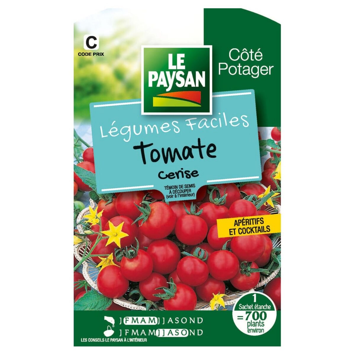 LE PAYSAN Semence potagère tomate cerise x1 1 pièce