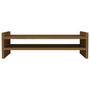 Voir la diapositive 5 : VIDAXL Support de moniteur Marron miel 50x27x15 cm Bois de pin solide