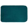 Voir la diapositive 2 : Paris Prix Tapis de Bain Microfibre  Vitamine II  45x75cm Bleu Émeraude