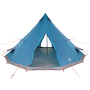 Voir la diapositive 4 : VIDAXL Tente Familiale Tipi Bleue Imperméable pour 12 Personnes