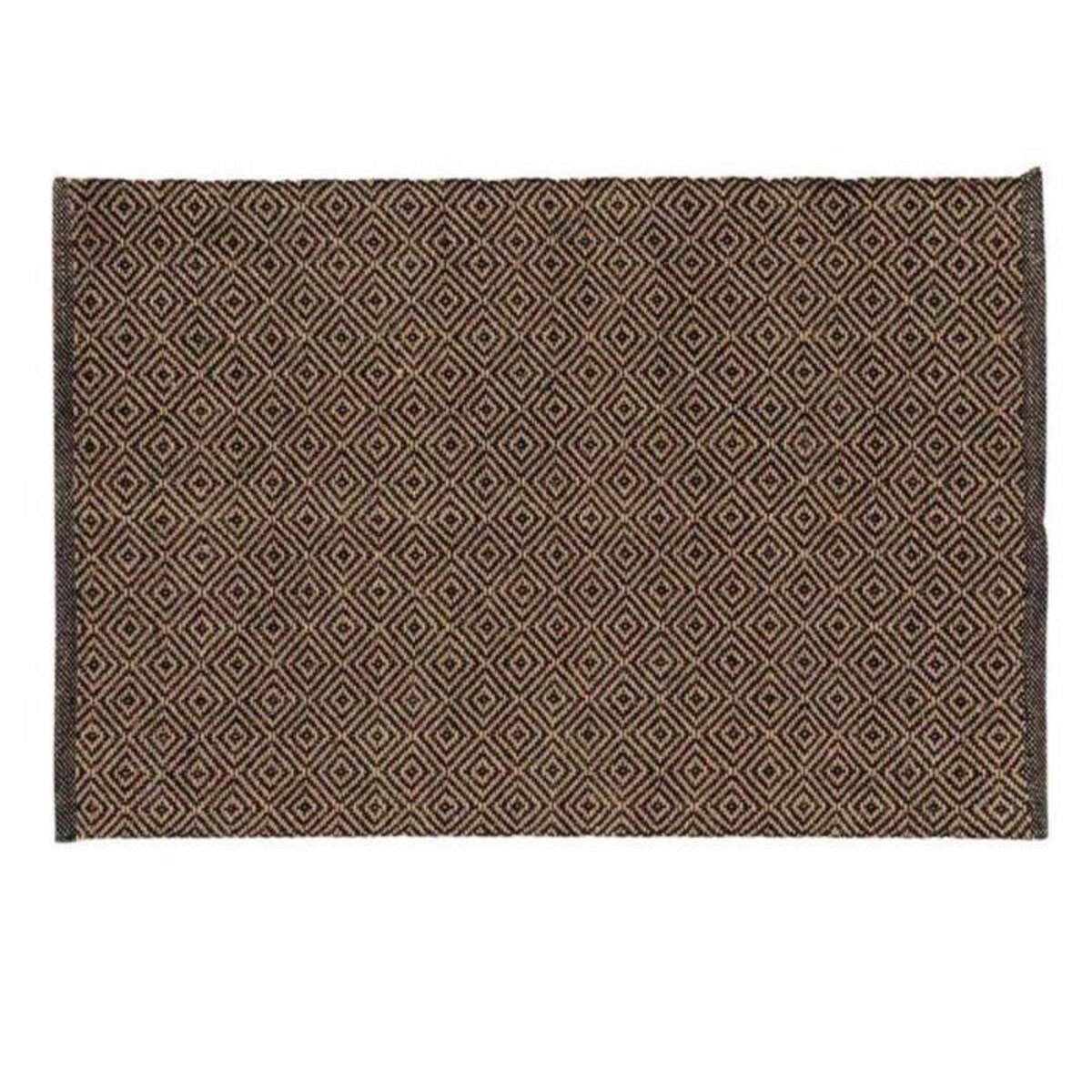 Paris Prix Tapis Déco en Jute  Livio  60x90cm Noir