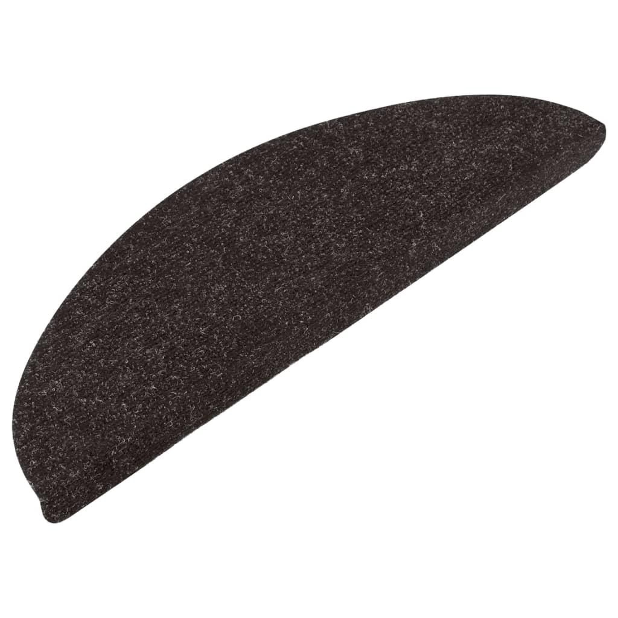 Voir la diapositive 3 : VIDAXL Tapis d'escalier autocollants 15 pcs 56x17x3 cm Noir