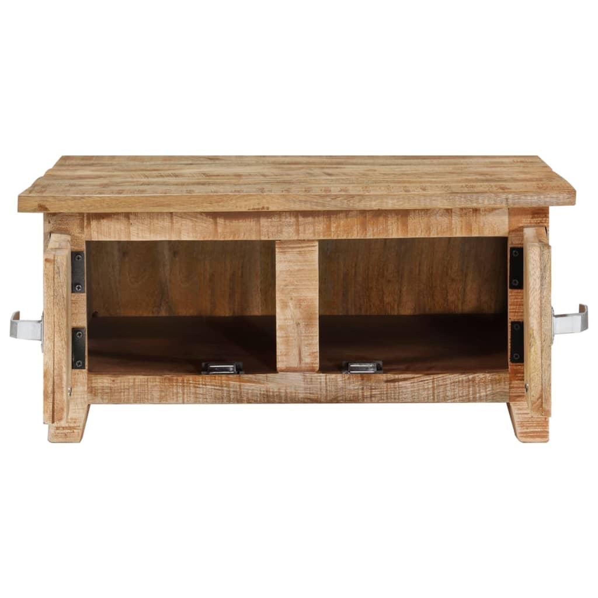 Voir la diapositive 4 : VIDAXL Table basse 67x67x30 cm Bois de manguier massif