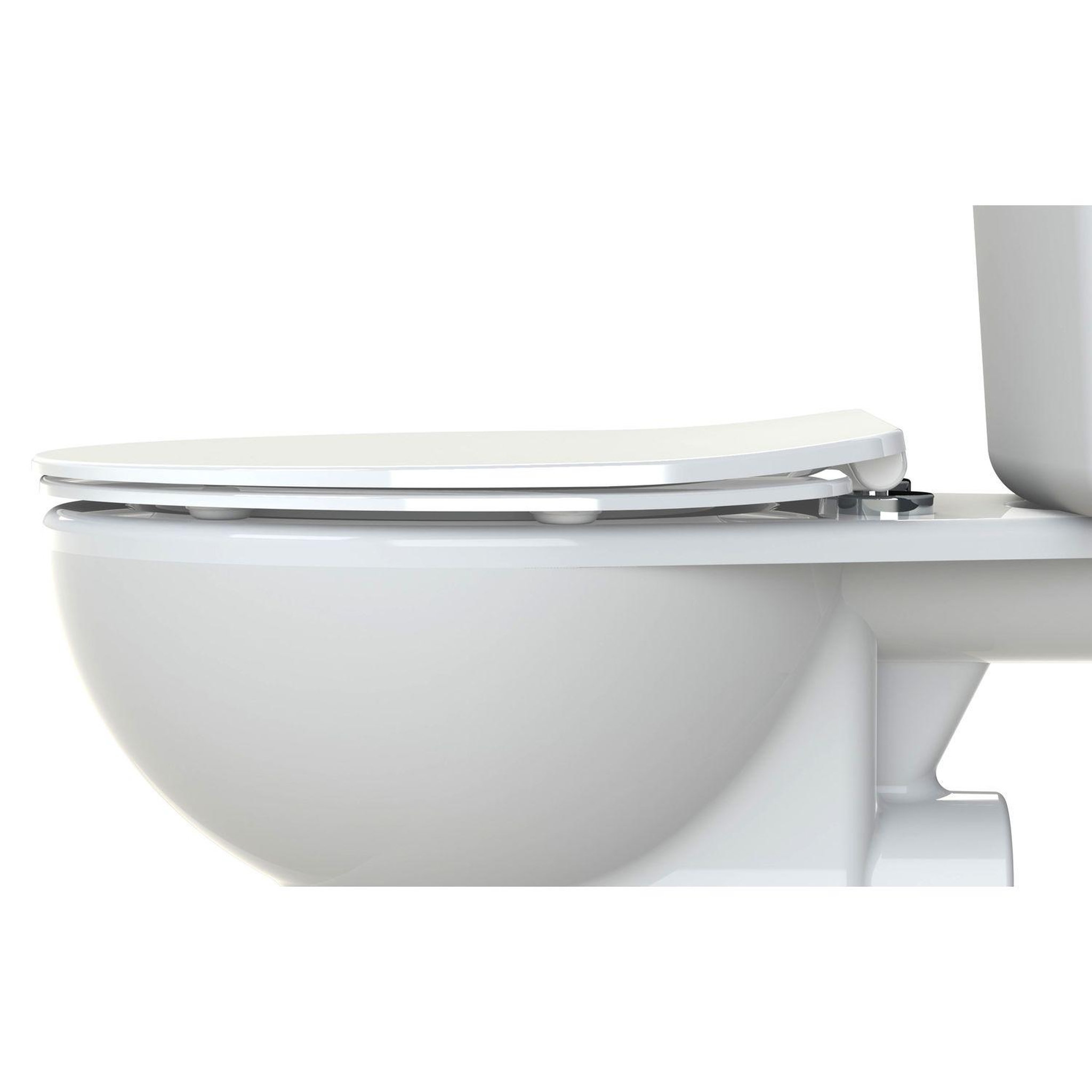Voir la diapositive 4 : ALLIBERT Abattant WC Slimeo - Thermodur - Blanc