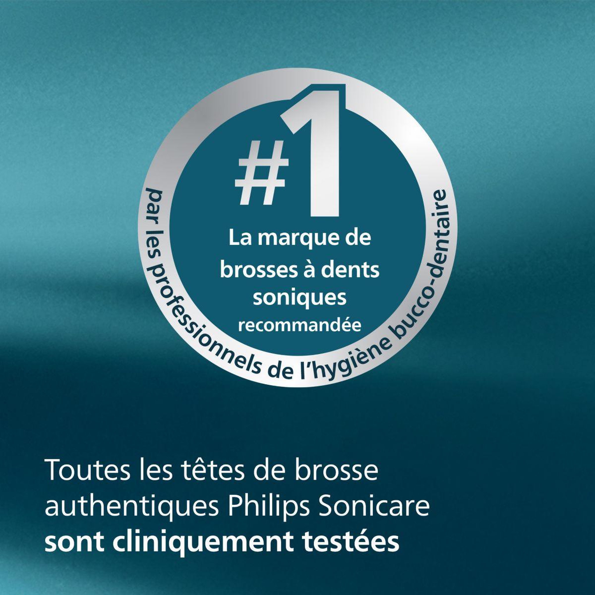 Voir la diapositive 5 : Philips Brossette dentaire sonicare lot de 6 intercare blanc