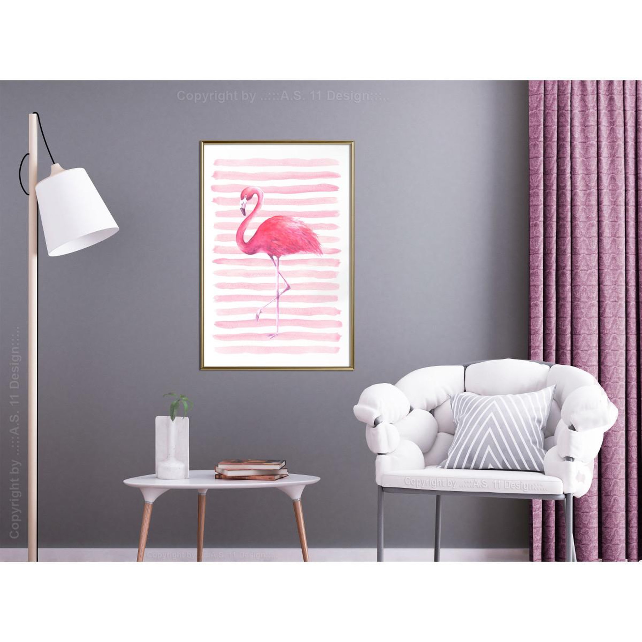 Voir la diapositive 2 : Paris Prix Affiche Murale Encadrée  Pink Madness
