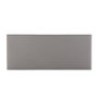 Voir la diapositive 3 : VS VENTA-STOCK Tête de lit Aura recouverte de tissu Gris Clair 150x60 cm