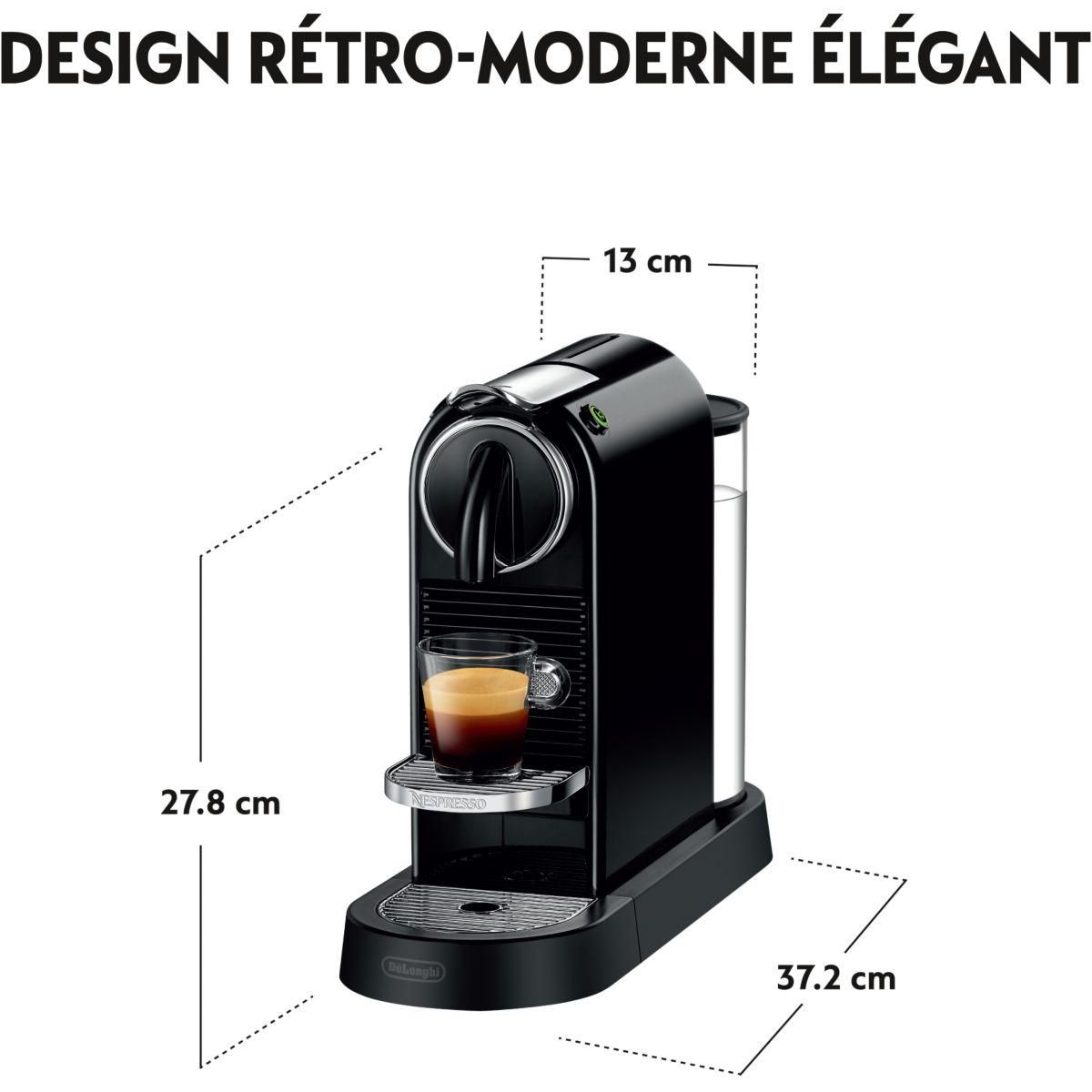 DELONGHI Nespresso Citiz noir