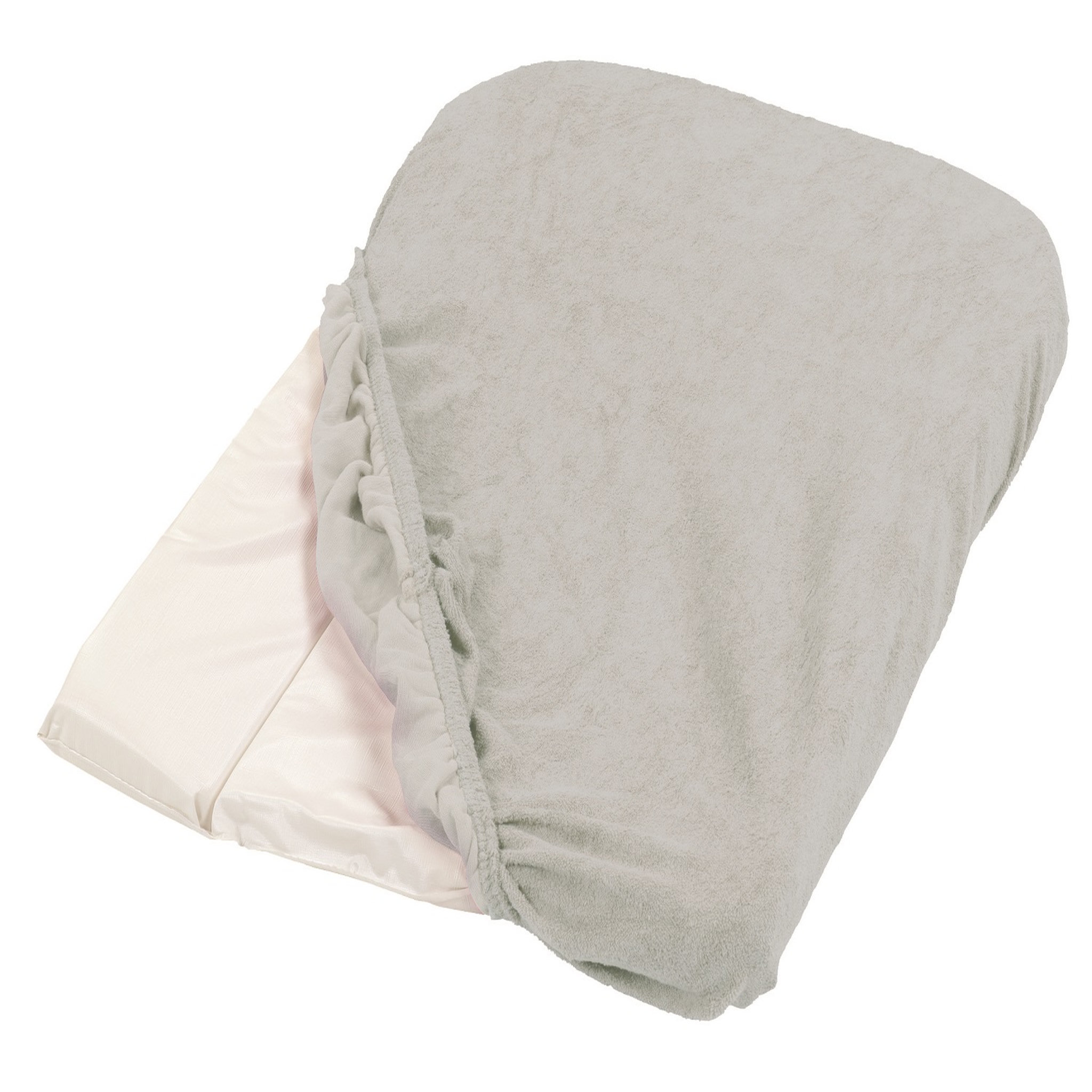 Voir la diapositive 1 : TINEO Lot 2 housses de matelas à langer éponge