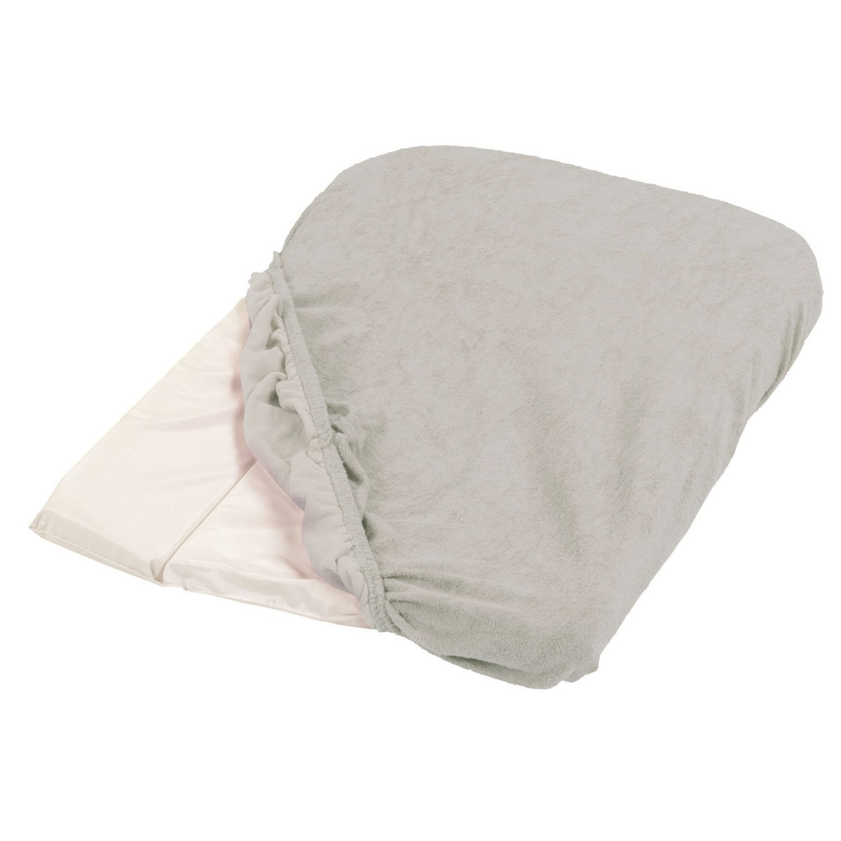 TINEO Lot 2 housses de matelas à langer éponge