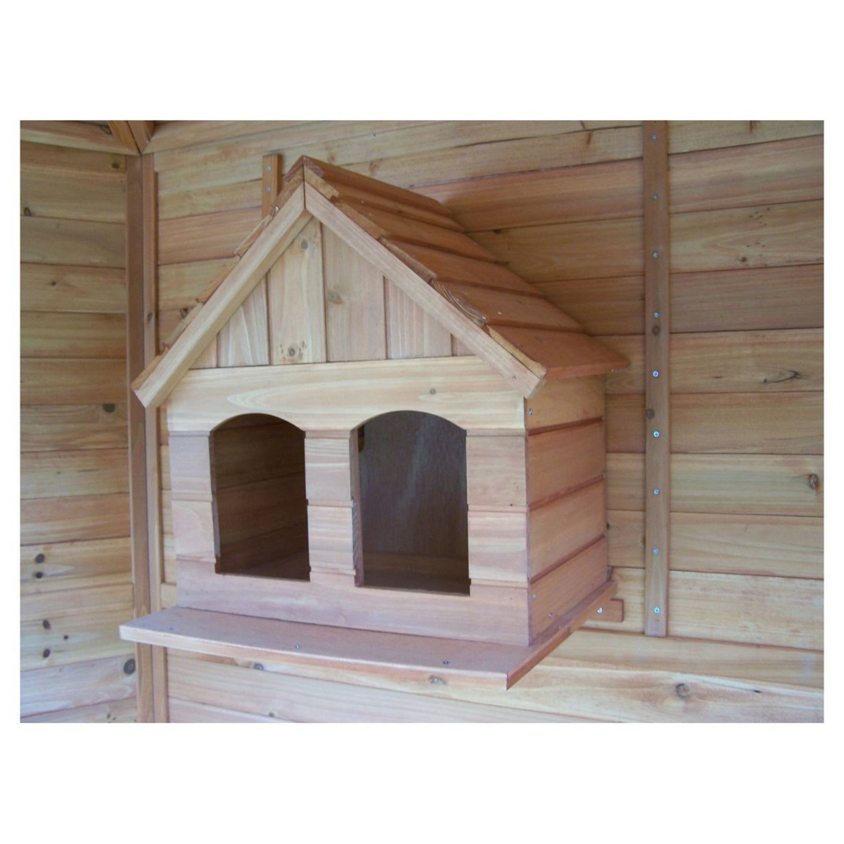 Habita Volière grande taille / 4,5 m2 / sas d'entrée / 6-10 oiseaux / toit bitumé