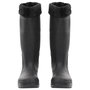 Voir la diapositive 3 : VIDAXL Bottes de pluie avec chaussettes amovibles noir taille 39 PVC