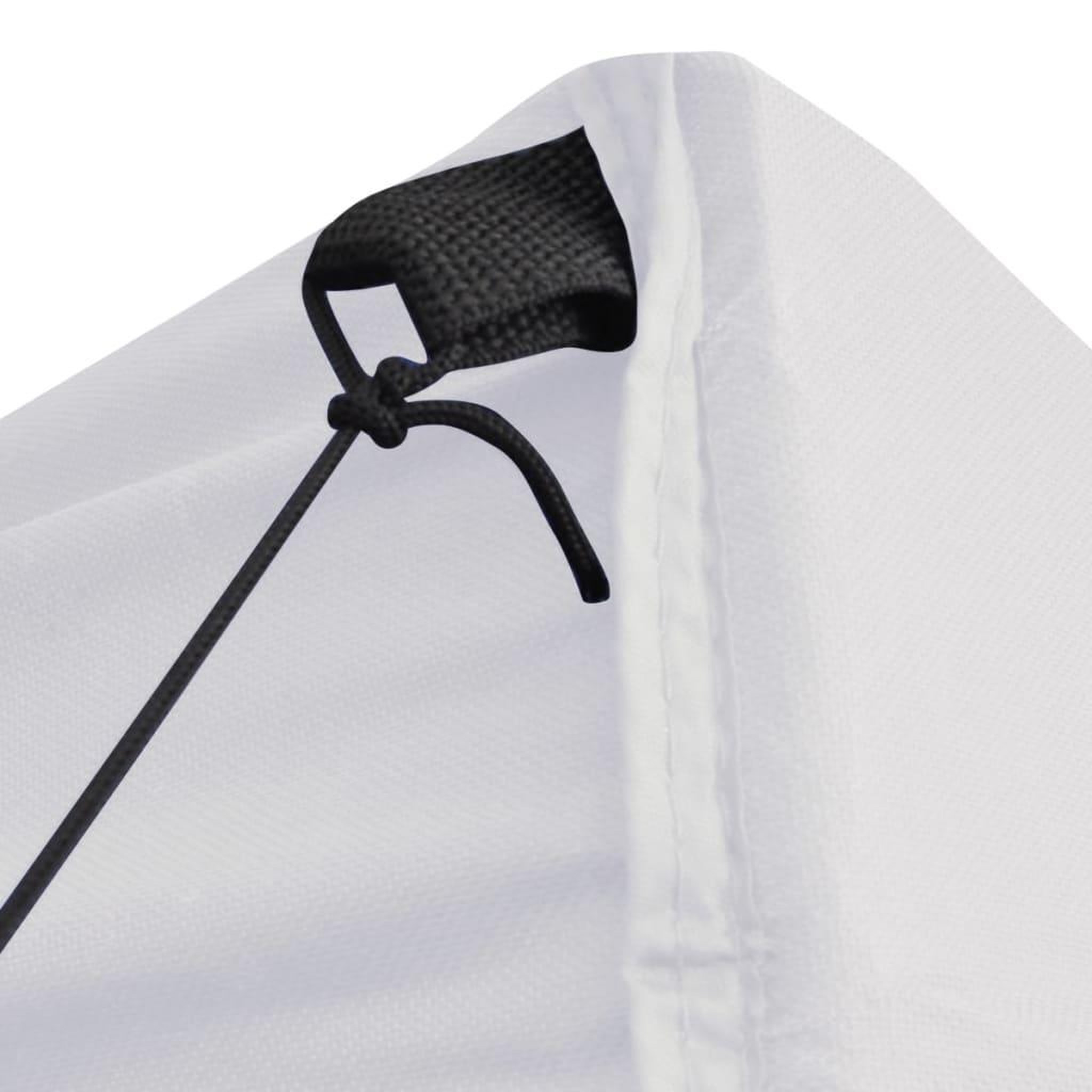 Voir la diapositive 5 : VIDAXL Tente de reception pliable avec 4 parois 2x2 m Acier Blanc