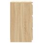 Voir la diapositive 5 : VIDAXL Tables de chevet 2 pcs Chene sonoma 40x35x62,5 cm Agglomere