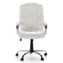 Voir la diapositive 2 : VS VENTA-STOCK Fauteuil de Bureau à Hauteur réglable et inclinable Nixon Similicuir Blanc