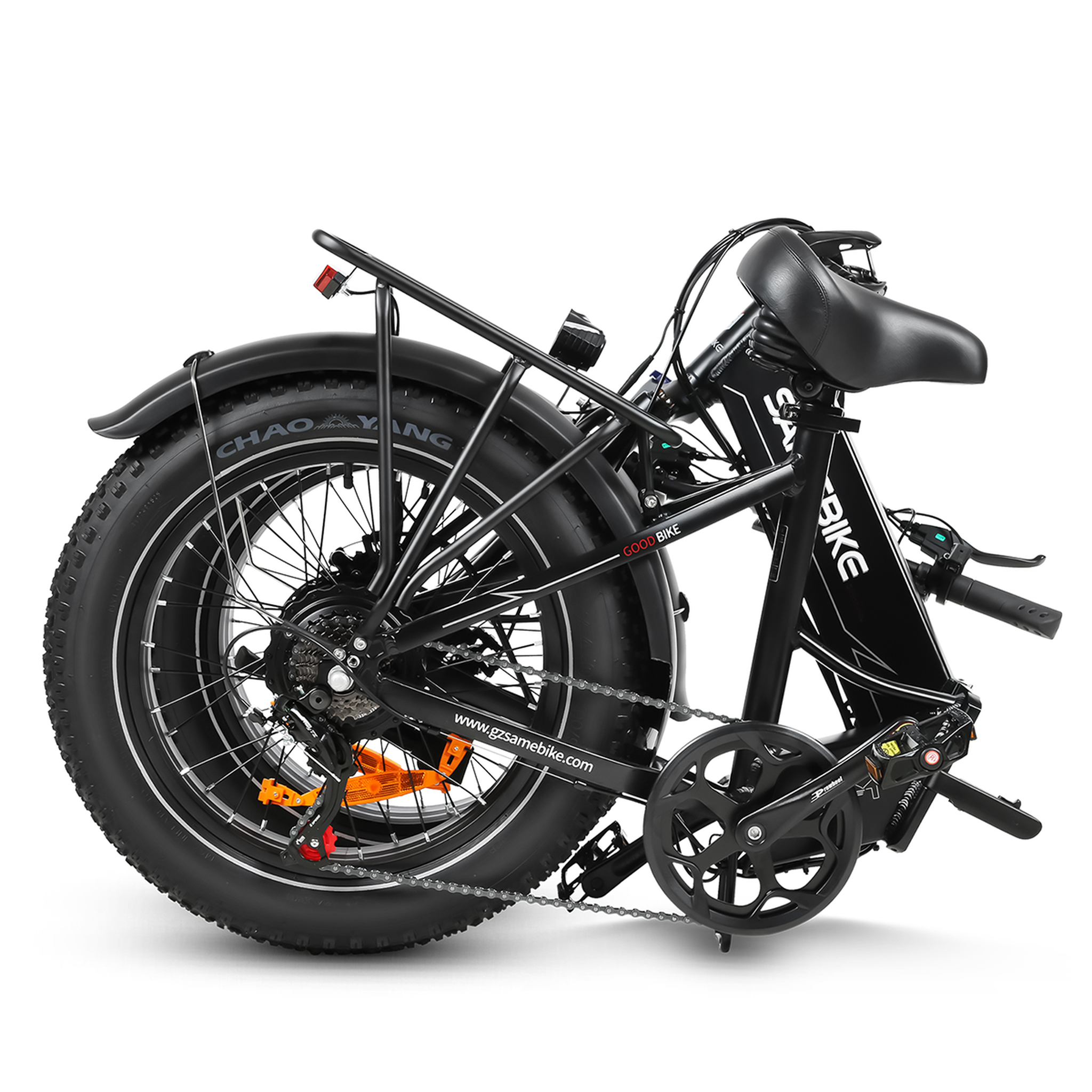 Voir la diapositive 3 : SAMEBIKE Vélo électrique pliant SAMEBIKE LOTDM200-II