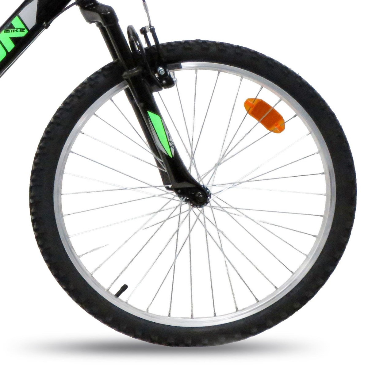 Vélo VTT 24'' - Fourche Télescopique - 18 Vitesses - Dérailleur Shimano TY21 - Freins V-Brake - Jantes Aluminium