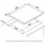Voir la diapositive 4 : Fagor Table de cuisson à induction 60cm 4 feux 7200w noir - fai3546