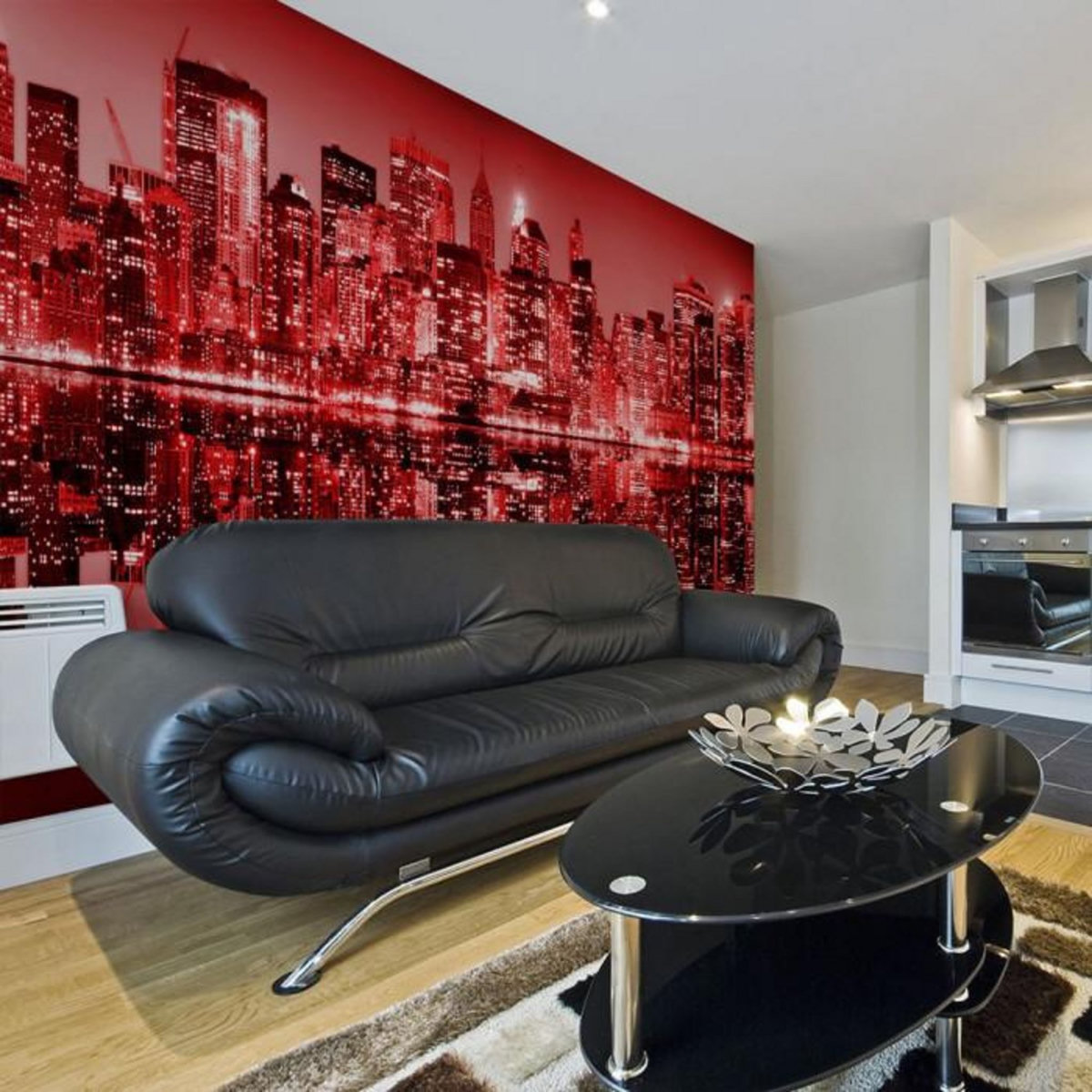 Paris Prix Papier Peint XXL  Red Hot NYC  270x550cm