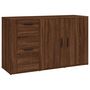 Voir la diapositive 2 : VIDAXL Buffet Chene marron 100x33x59,5 cm Bois d'ingenierie