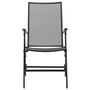 Voir la diapositive 3 : VIDAXL Chaises pliables en maille lot de 4 Acier Anthracite