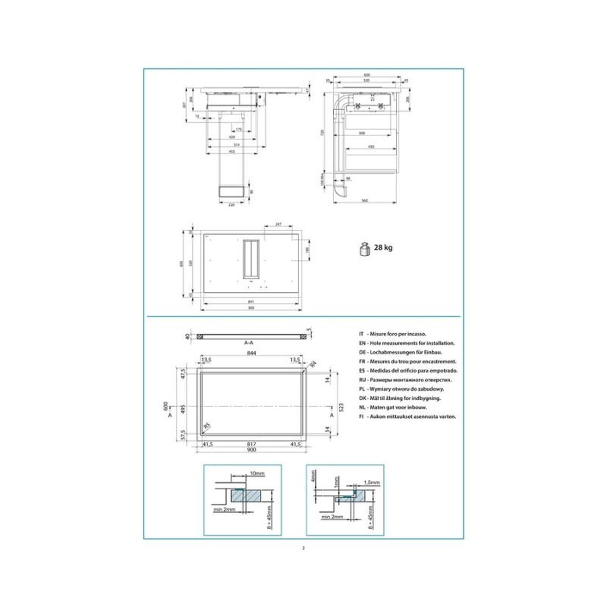 Voir la diapositive 4 : Falmec Plaque induction Falmec QUANTUMPRO3420