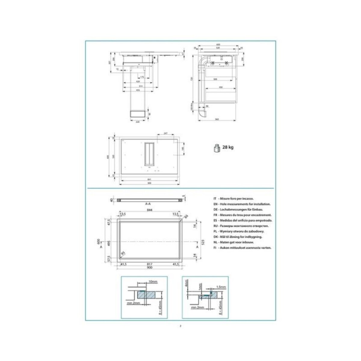 Falmec Plaque induction Falmec QUANTUMPRO3420