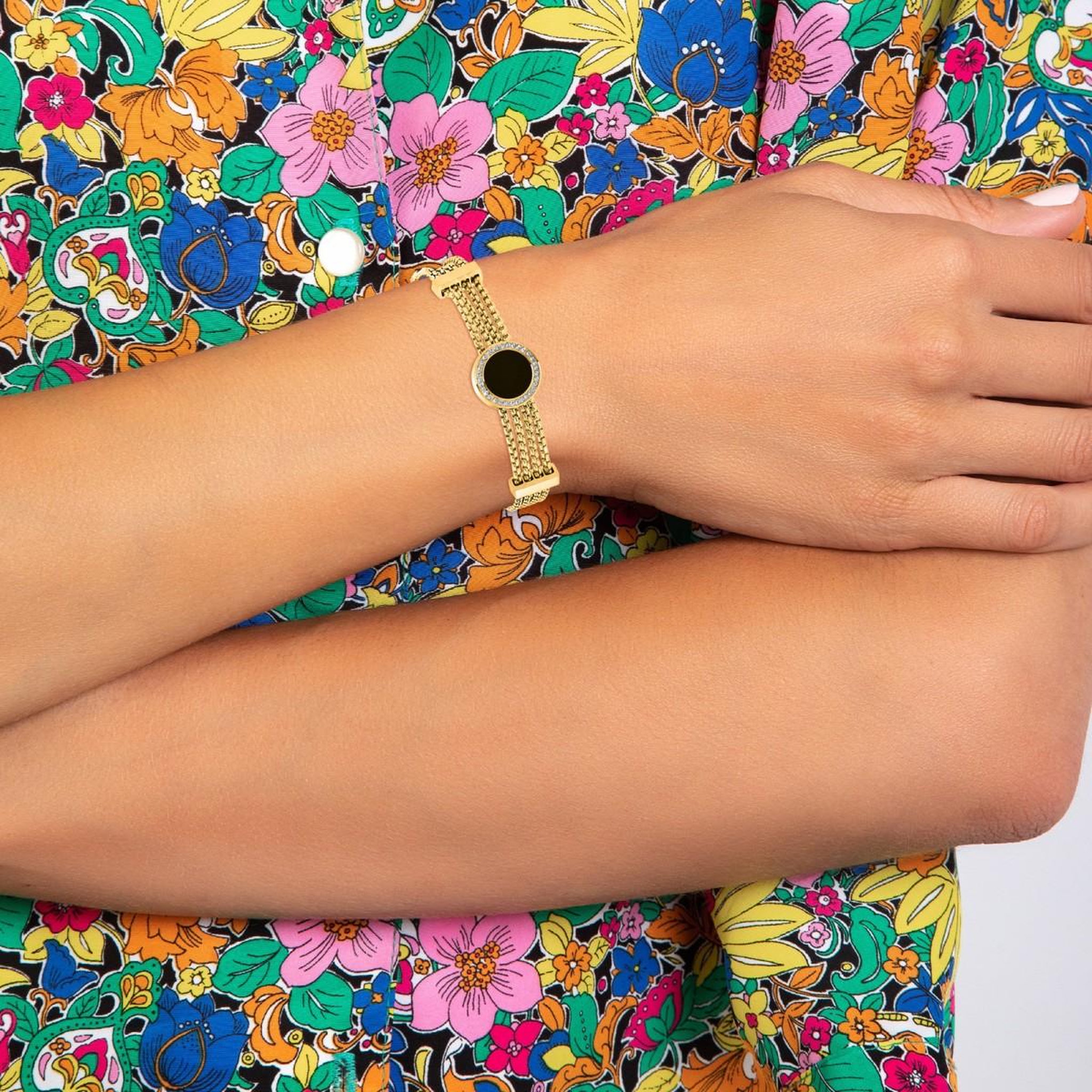Voir la diapositive 2 : SC BOHEME Bracelet en acier inoxydable par SC Bohème