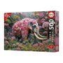Voir la diapositive 2 : EDUCA Puzzle - EDUCA - Éléphant Fleuri - 500 pieces - Theme Animaux - Pour enfants a partir de 10 ans