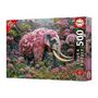 Voir la diapositive 2 : EDUCA Puzzle - EDUCA - Éléphant Fleuri - 500 pieces - Theme Animaux - Pour enfants a partir de 10 ans