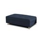 Voir la diapositive 4 : LISA DESIGN Rune - canapé d'angle - avec pouf d'appoint - 4 places - style scandinave - gauche