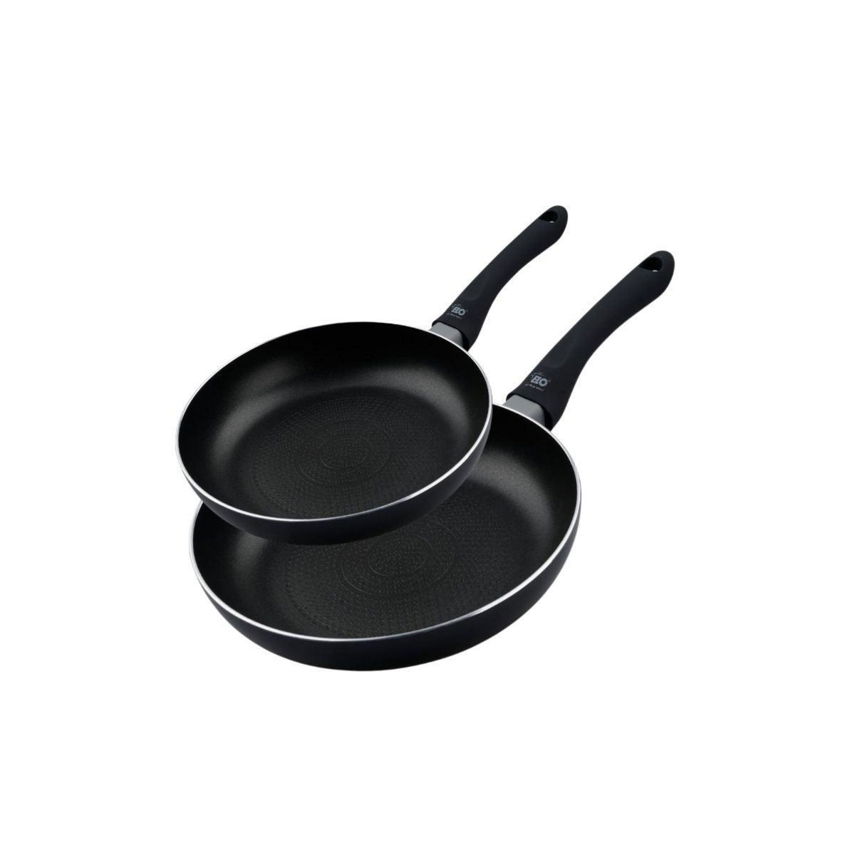 ELO Lot de 2 poêles de cuisine 20 cm et 24 cm fond en nid d'abeille Elo Smart life