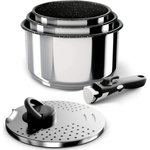 Backen Backen 391505, Set de Casseroles 16,18,20cm, Inox, 5 Pièces