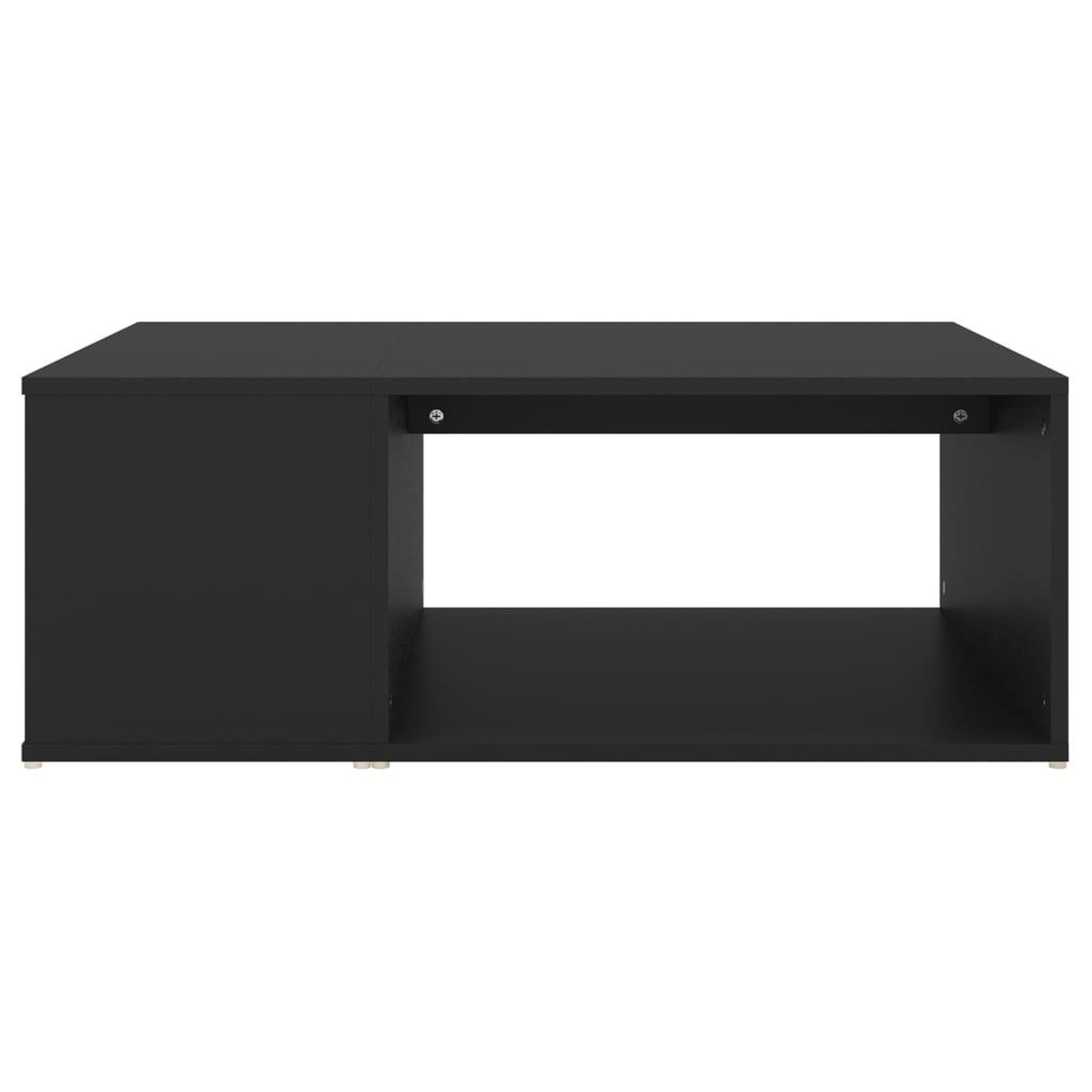 Voir la diapositive 3 : VIDAXL Table basse noir 90x67x33 cm bois d'ingenierie