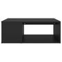 Voir la diapositive 3 : VIDAXL Table basse noir 90x67x33 cm bois d'ingenierie