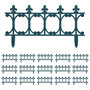 Voir la diapositive 2 : VIDAXL Bordures de jardin 16 pcs Vert 10 m PP