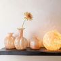 Voir la diapositive 3 : Paris Prix Vase Design en Verre  Mélissa  16cm Beige