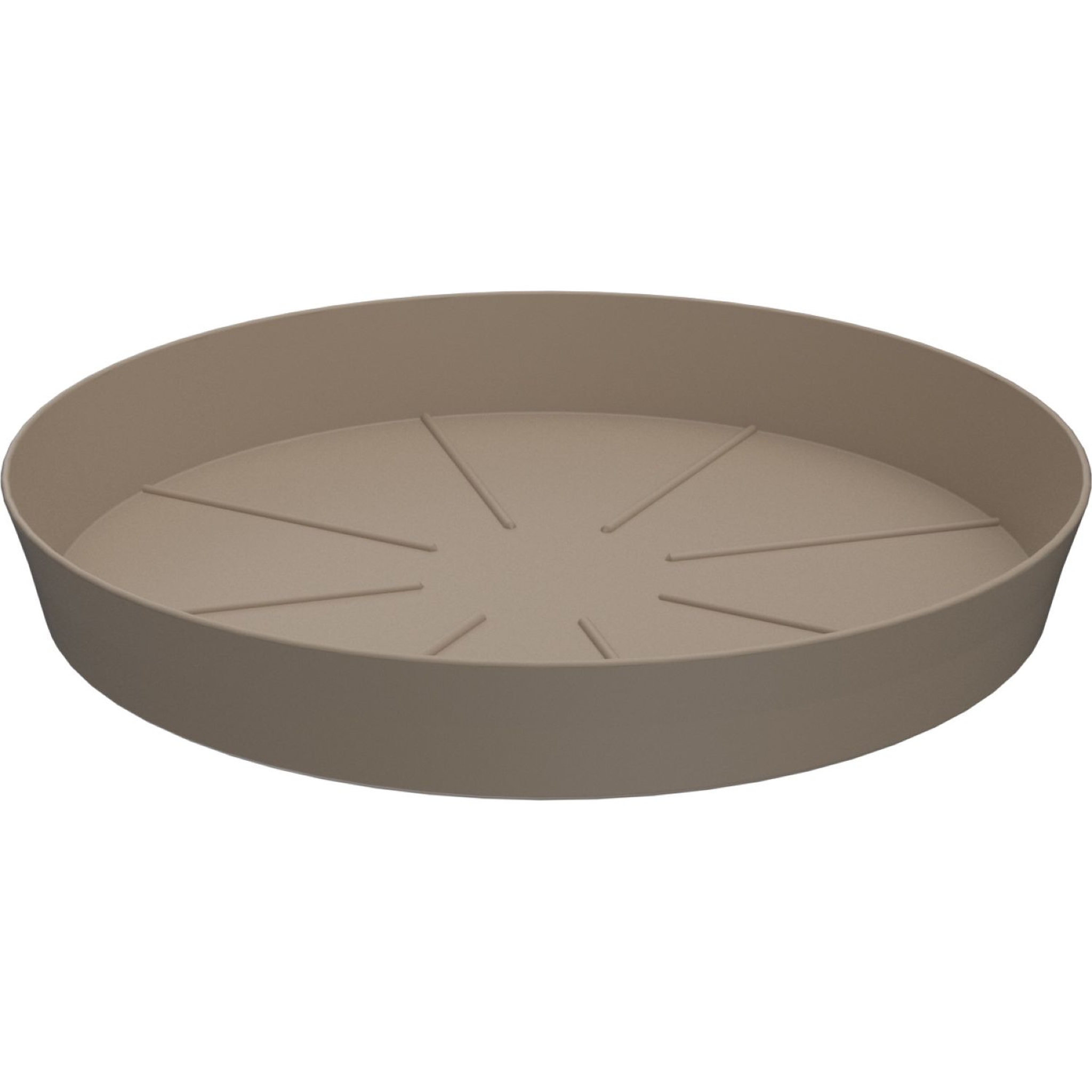 GARDENSTAR Soucoupe en plastique - 26cm pour Pot horticole D40cm - Beige nomade