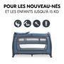 Voir la diapositive 3 : HAUCK Lit parapluie Play N Relax Center