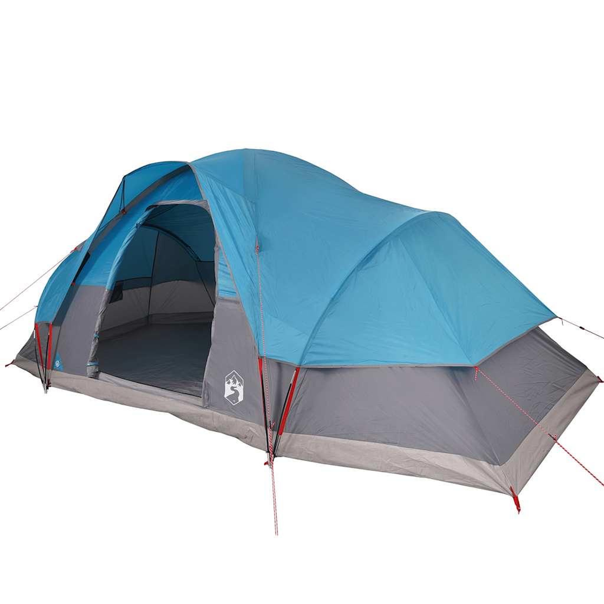 Voir la diapositive 5 : VIDAXL Tente familiale a dome 9 personnes bleu impermeable